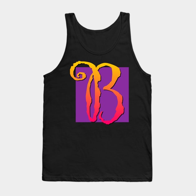 Letter B Tank Top by AlondraHanley